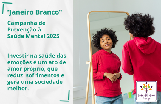 Janeiro Branco Saúde Mental